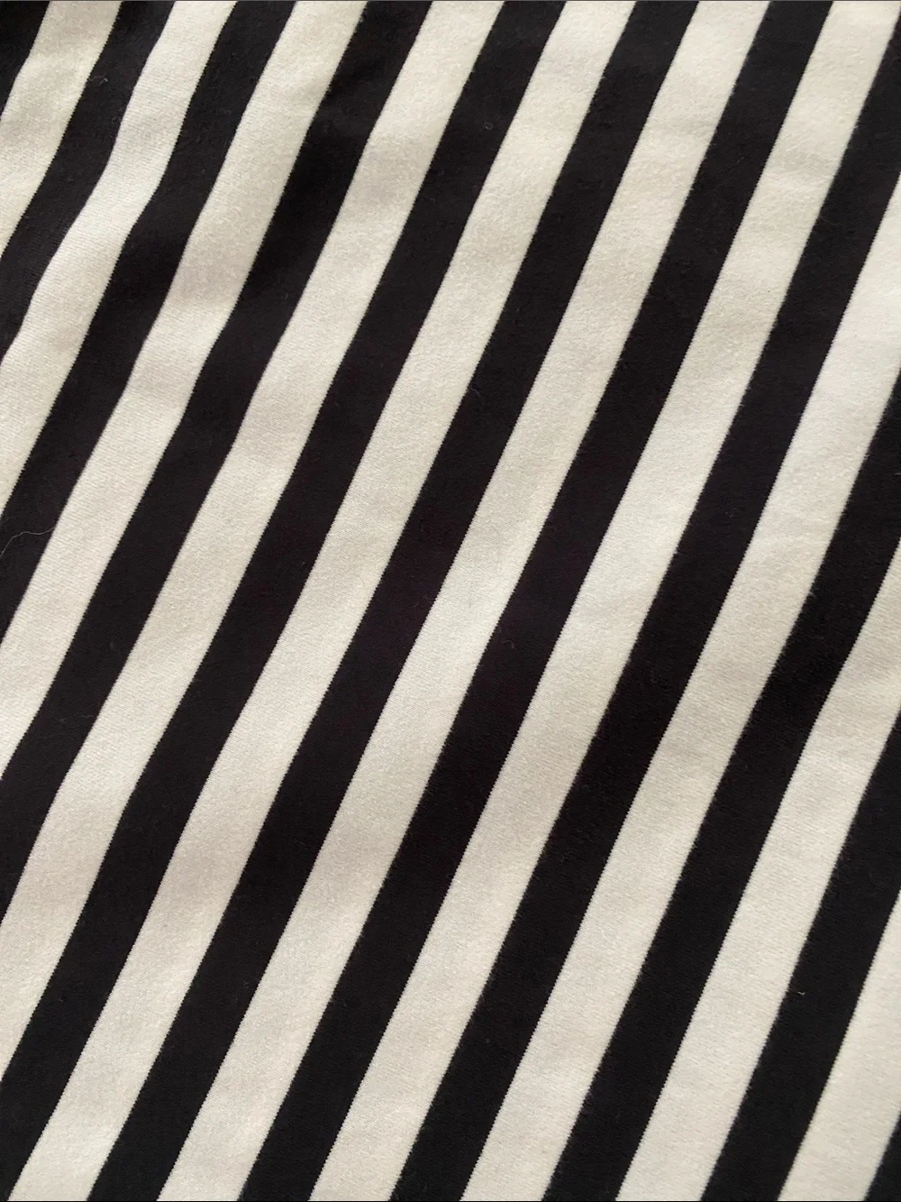 lululemon athletica Black & White Striped Infinity Scarf with Gold Accent